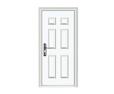 Bílá barva moderní dům design exteriérové ​​dekorativní ocelové dveře interiér styl americké dveře